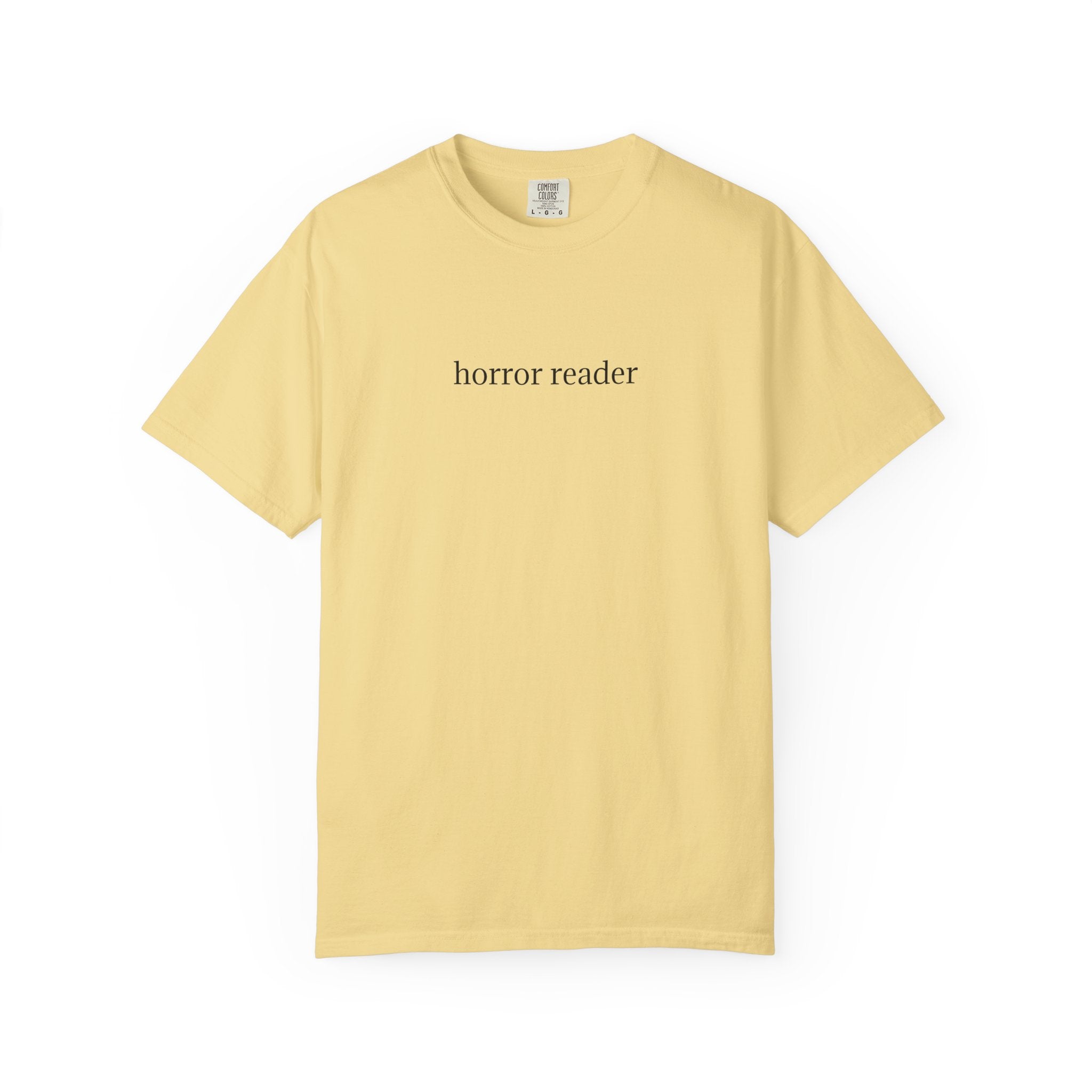 horror reader t-shirt