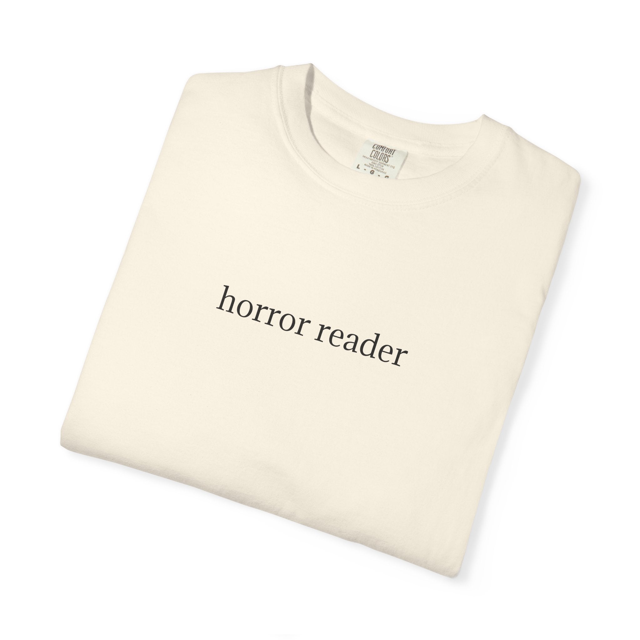 horror reader t-shirt