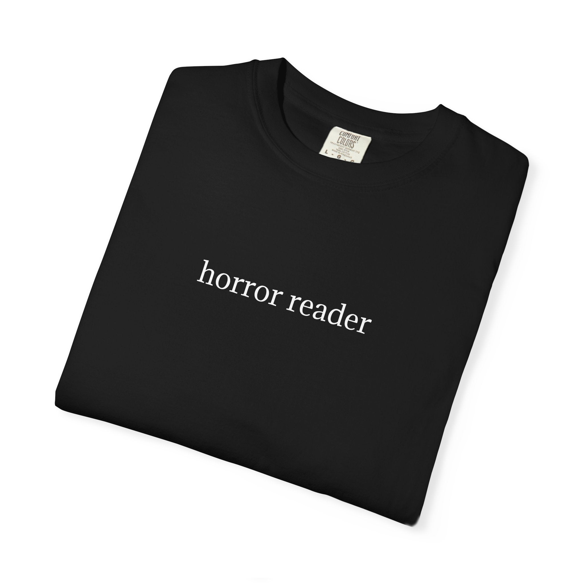horror reader t-shirt