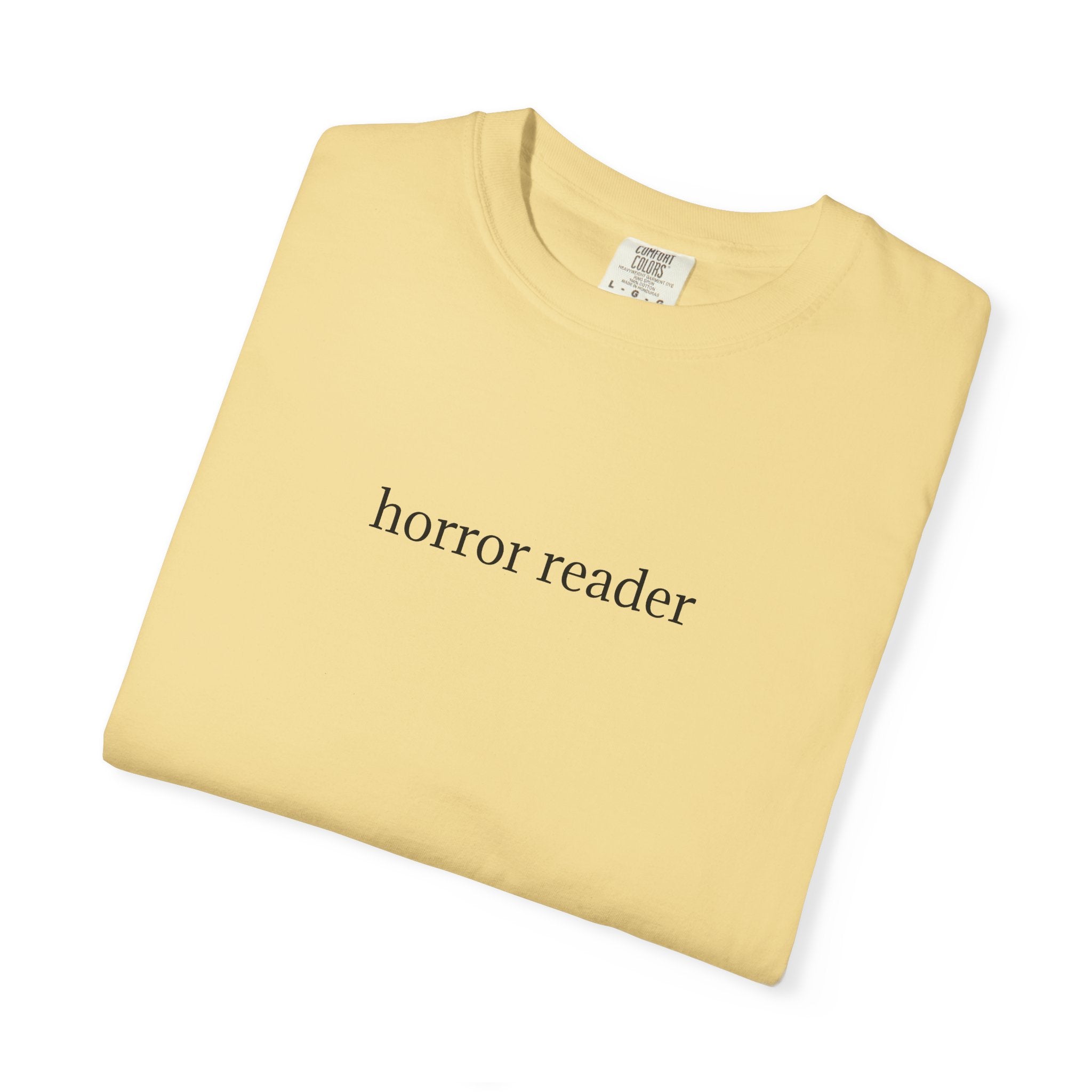 horror reader t-shirt
