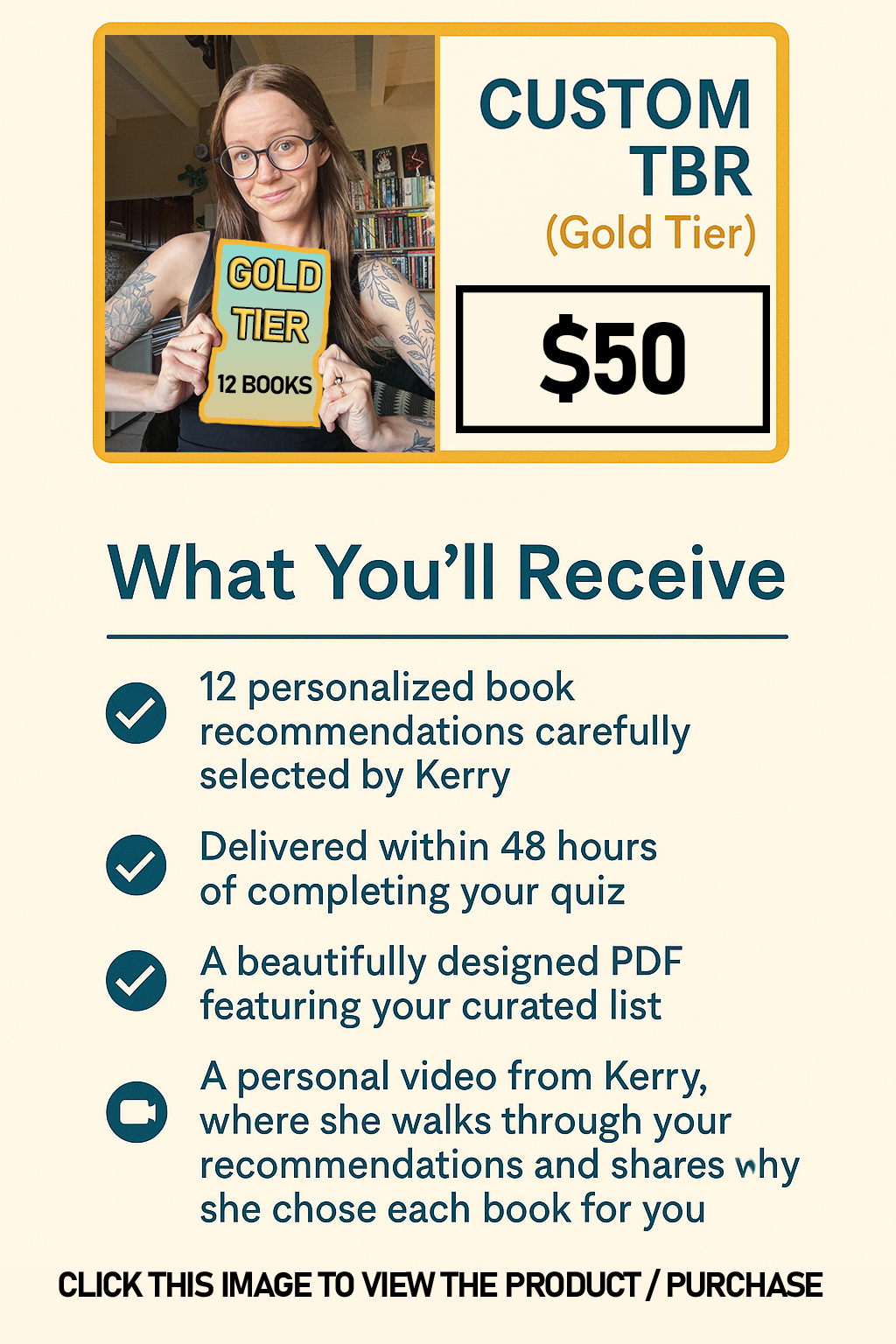 Custom TBR by KurryReads | GOLD TIER